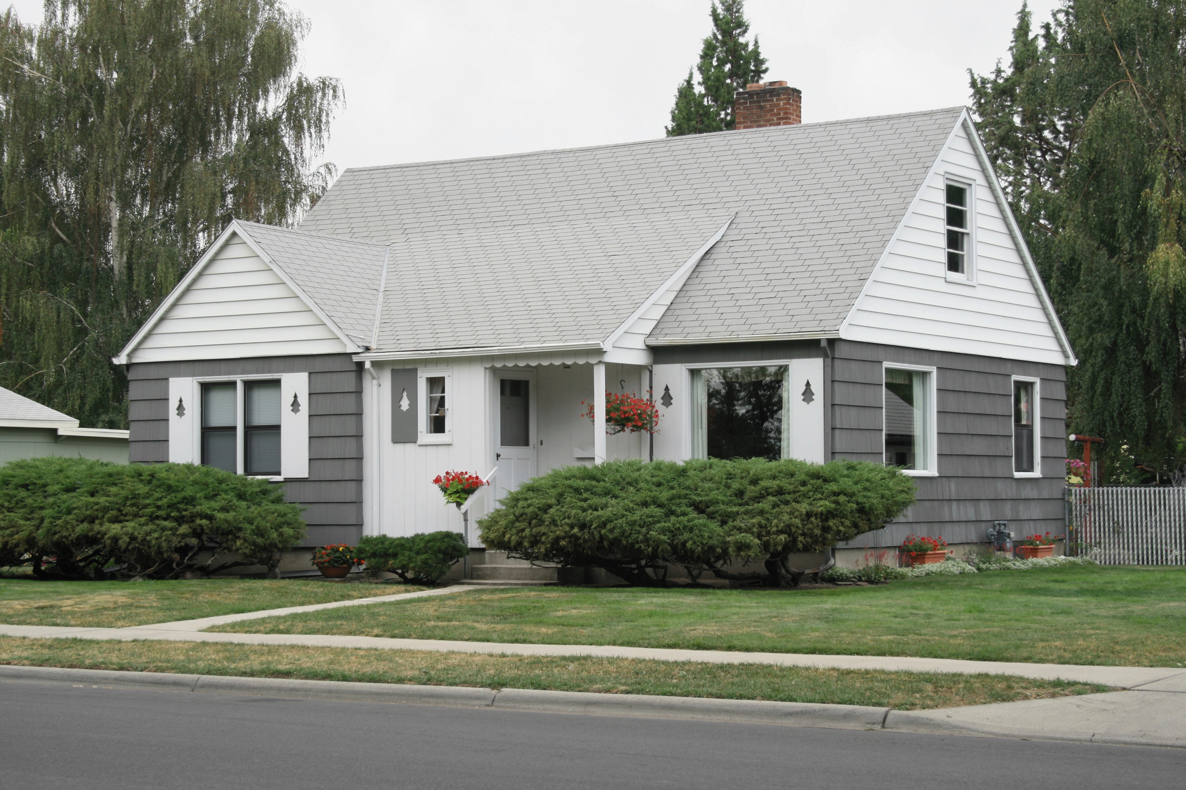 A house with a cool roof