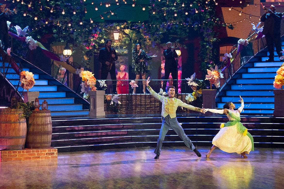 Jordan Chiles performs on "Dancing with the Stars"