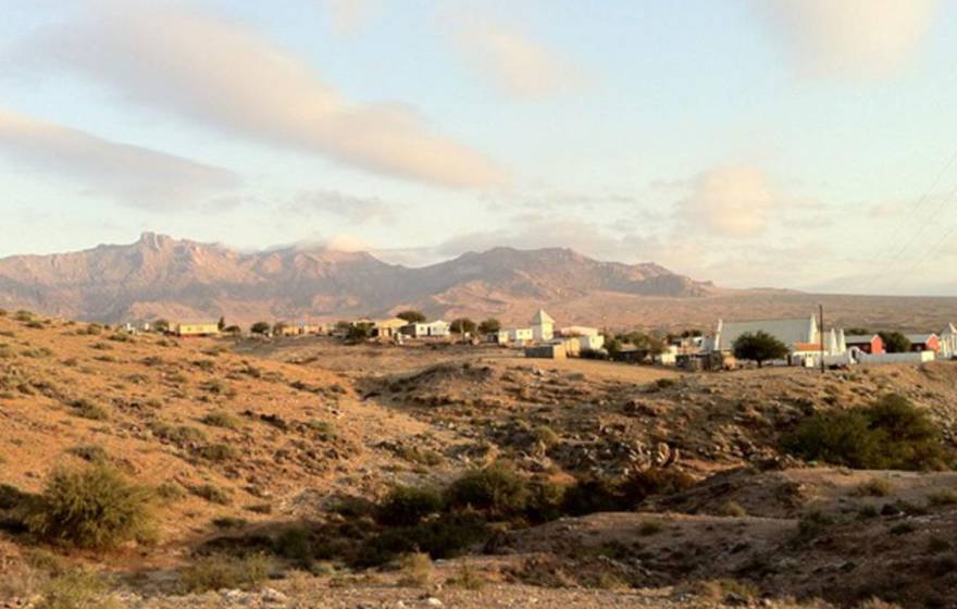 View of the village of Kuboes, on the border of South Africa and Namibia