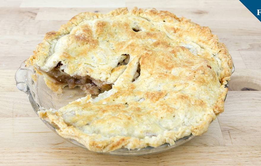 Pie with one slice missing